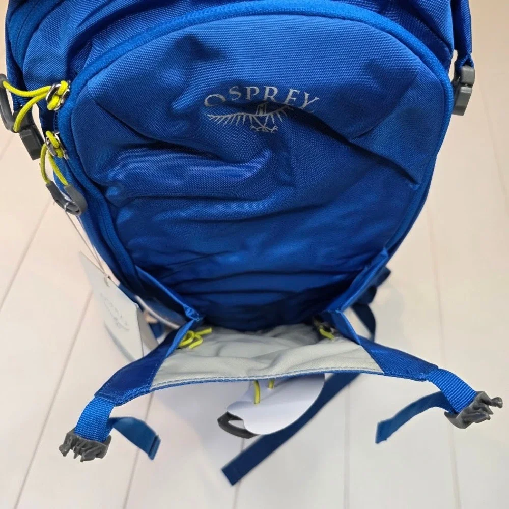 Osprey Men Siskin 8 Hydration Backpack Postal Blue 2.5L Reservoir 10005101 NWT